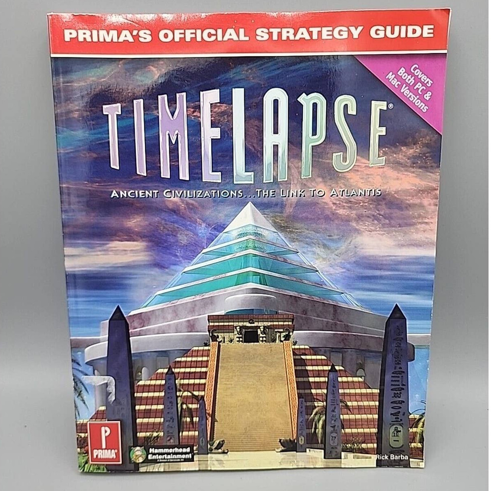 Timelapse The Official Strategy Guide by Rick Barba 1996 Paperback PC & Mac
